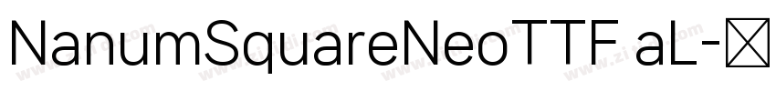 NanumSquareNeoTTF aL字体转换